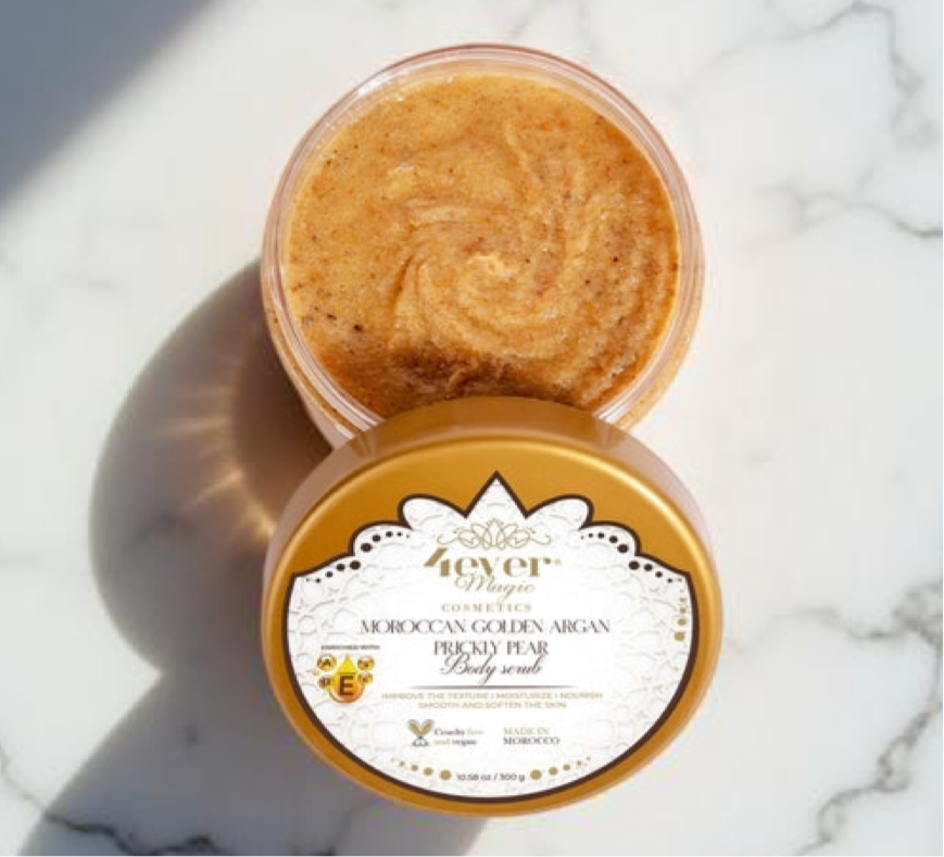 Moroccan Beauty Secret Body Scrub, prickly pear & honey