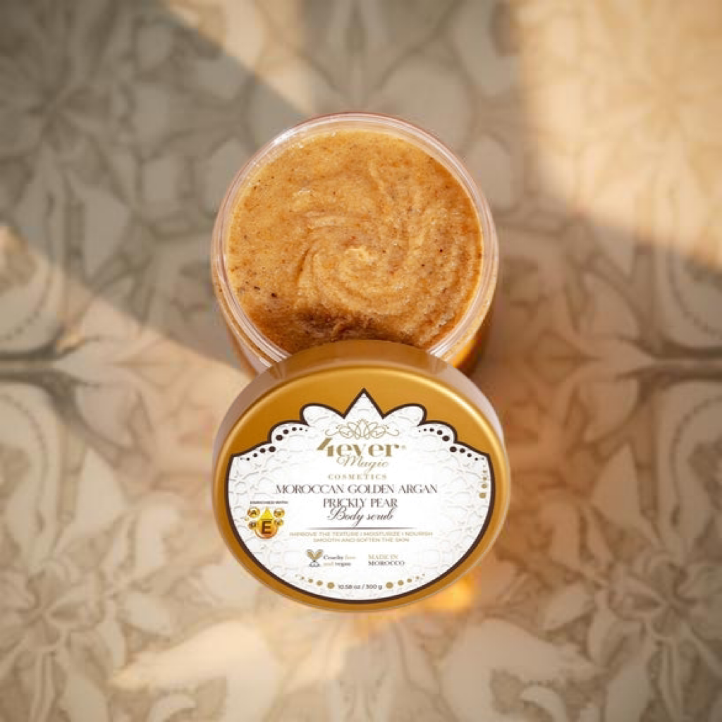 Moroccan Beauty Secret Body Scrub, prickly pear & honey