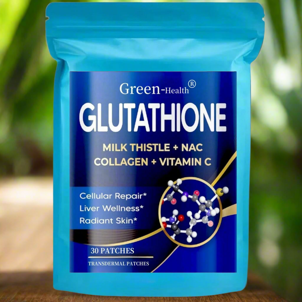 30 Anti-Aging Glutathione Transdermal Patches, Skin, liver health, cell repair