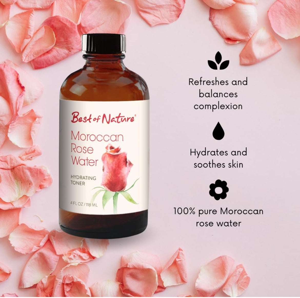 Moroccan Rose Water - Hydrating Toner