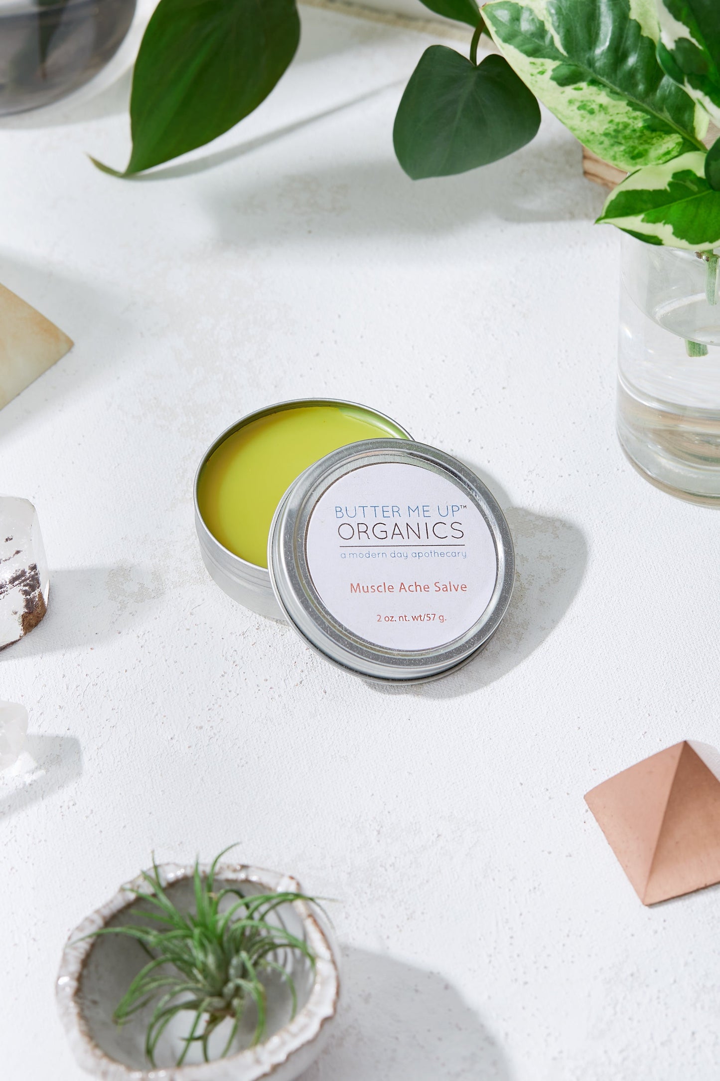 Organic Muscle Soreness Salve w/ Tumeric, Arnica, Black Seed oil, Chamomile, Cayenne