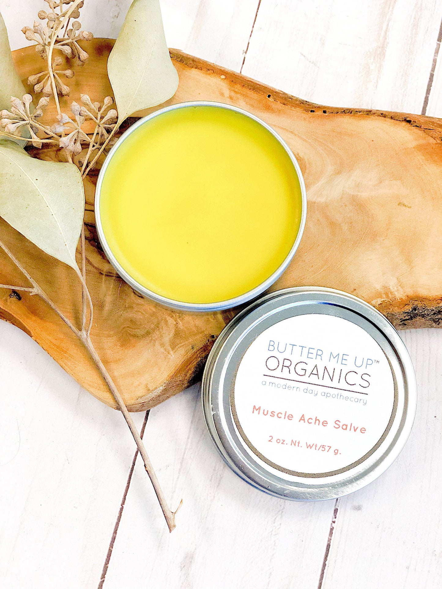 Organic Muscle Soreness Salve w/ Tumeric, Arnica, Black Seed oil, Chamomile, Cayenne