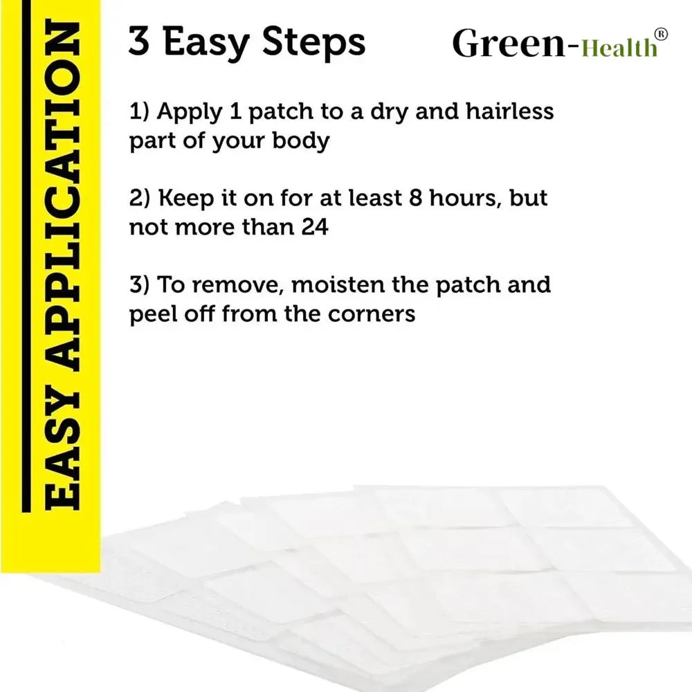 30 Patches Vitamin D3 K2 Transdermal Patches for Men and Women