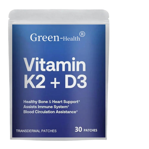 30 Patches Vitamin D3 K2 Transdermal Patches for Men and Women