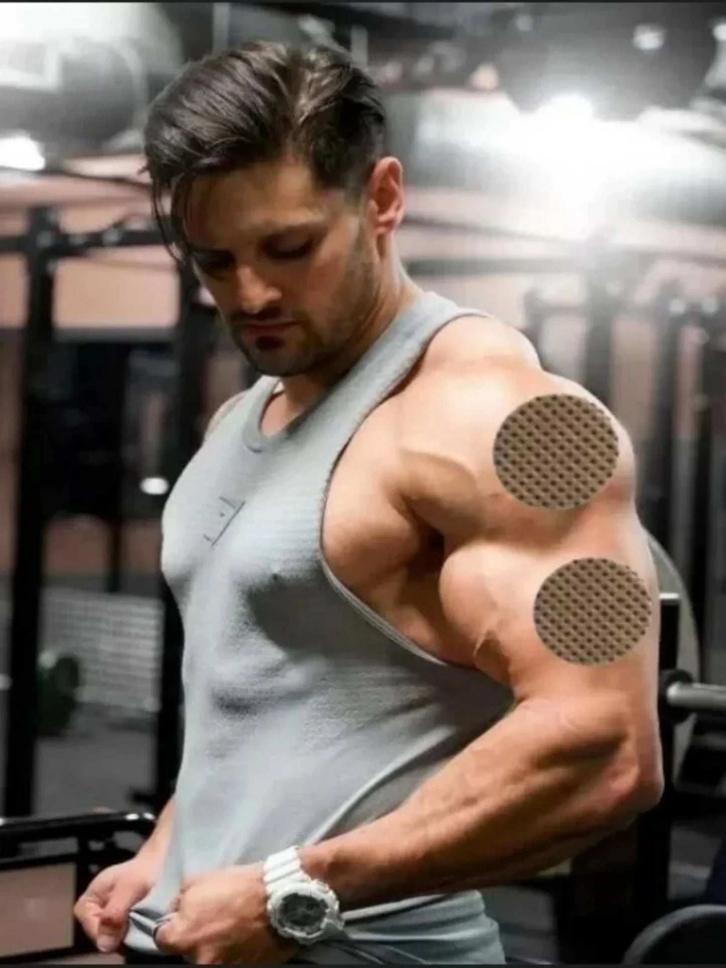 Men's 50+multi vitamin transdermal patch, containing vitamins A, B6,