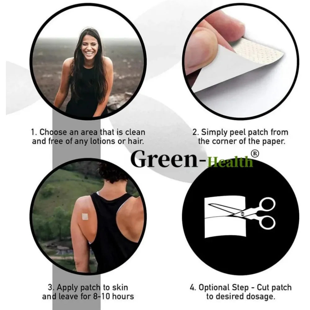 30 Patches Vitamin D3 K2 Transdermal Patches for Men and Women