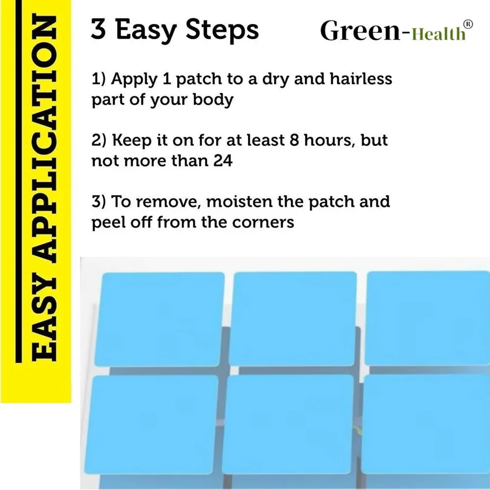 30 Anti-Aging Glutathione Transdermal Patches, Skin, liver health, cell repair