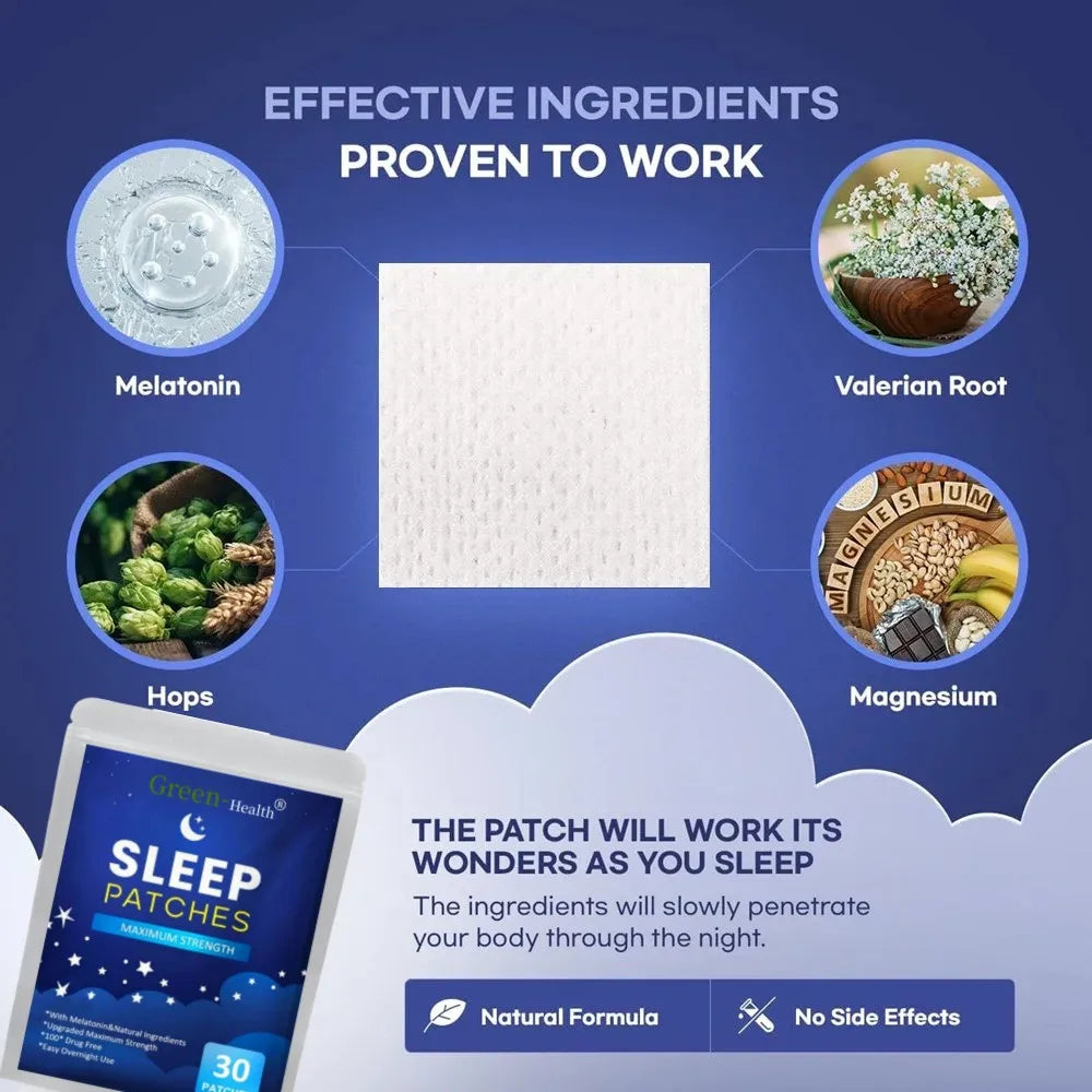 Sleep Patches for Adults Extra Strength Insomnia Sleep Support Patch