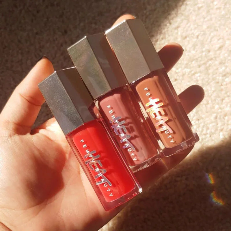 Fashion Fenty Beauty Lip Glaze Moisten Shine Glitter Lip Plumper